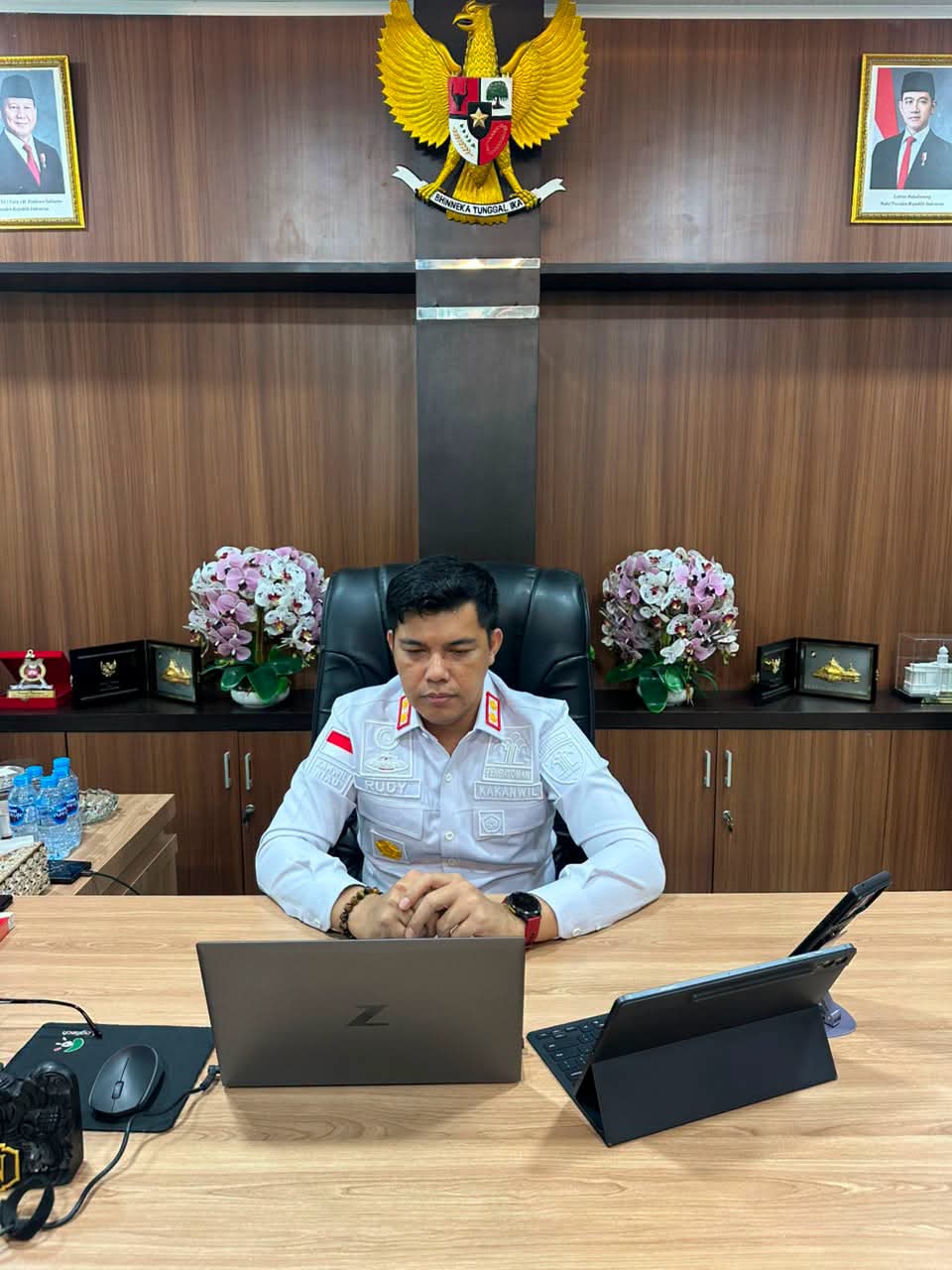 Kakanwil Kemenkum Riau Dampingi Peserta PKA Angkatan LXXVII sebagai Mentor Aksi Perubahan