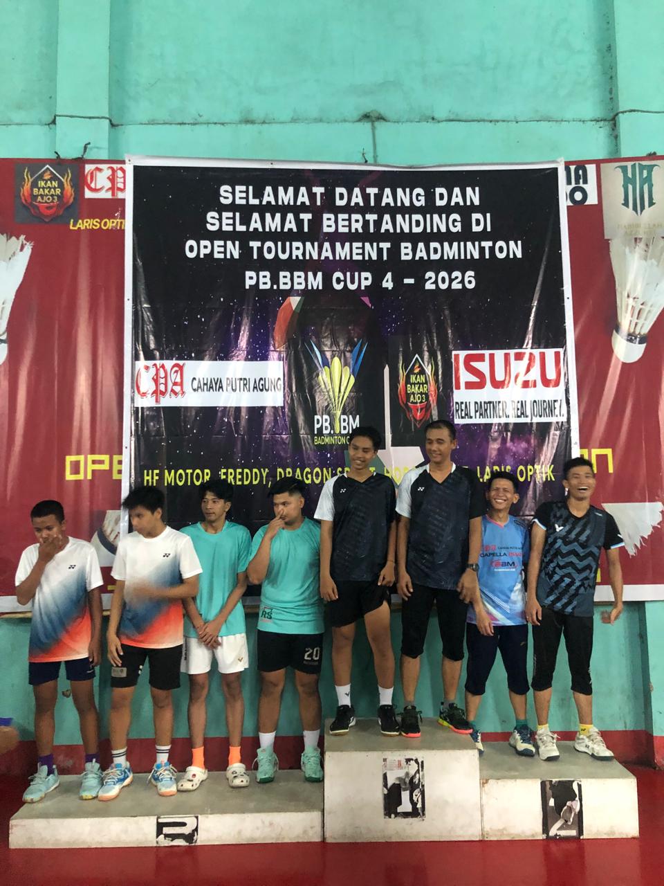 Taklukkan Restu/Nanda dengan Straight Set, Zelfriandi/Hanif Sabet Tahta Juara BBM Cup IV 2026