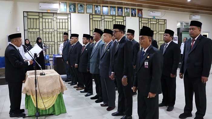 Lantik 15 KUA se Kampar, Muliardi: Wujudkan Birokrasi yang Profesional, Bersih dan Melayani