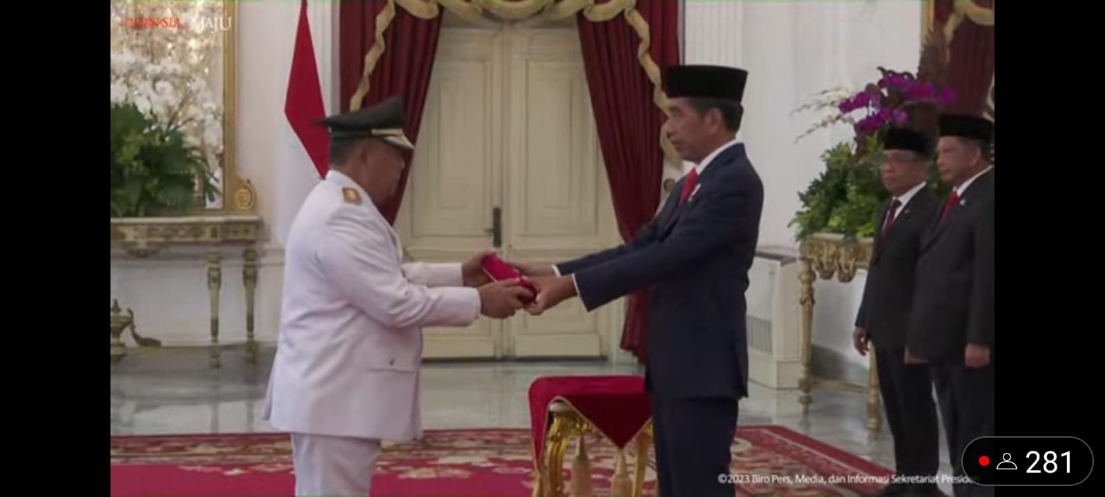 Dilantik Presiden, Edy Natar Resmi Jadi Gubernur Riau
