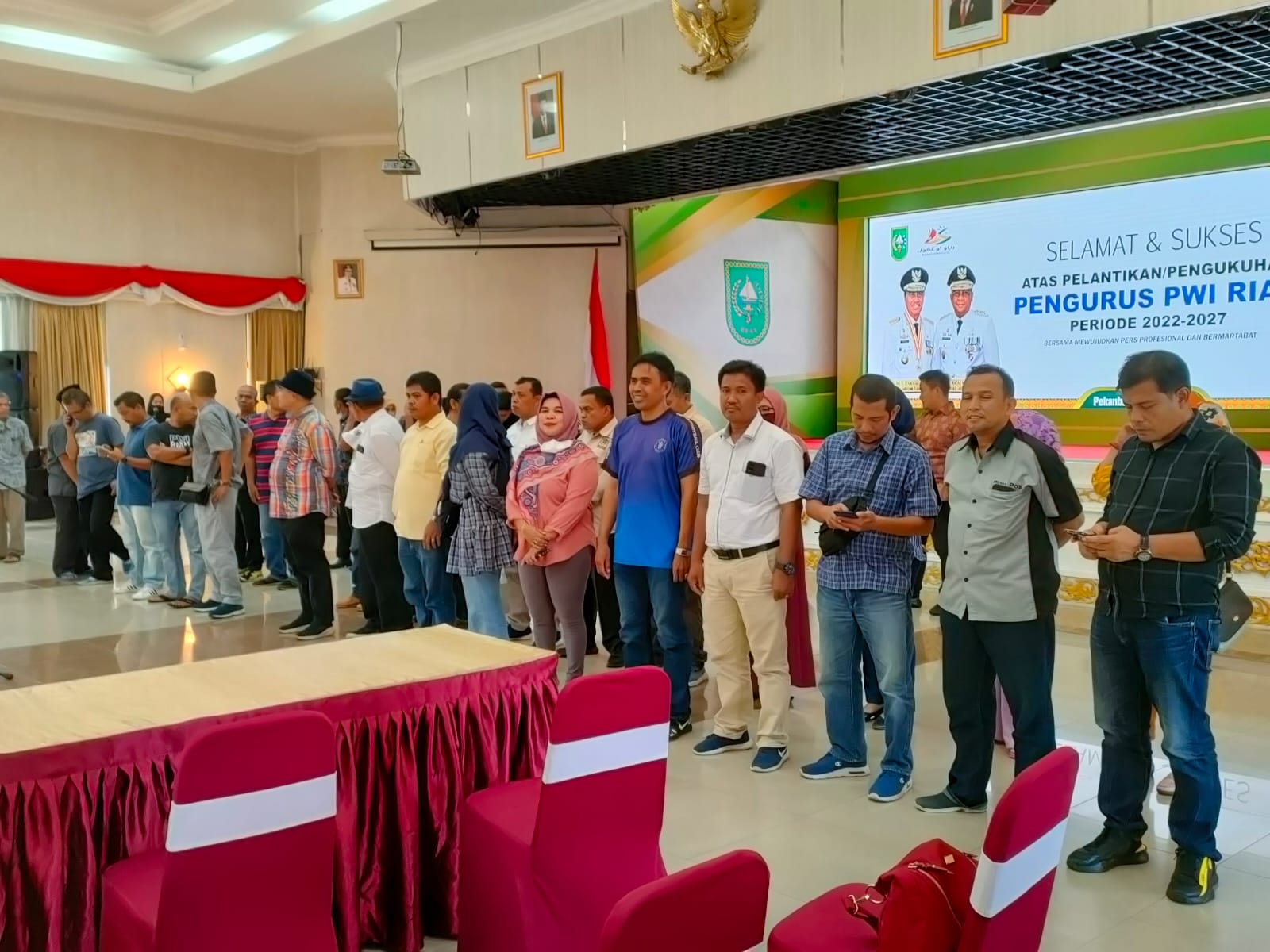 Besok, Ketum PWI Pusat Lantik Pengurus PWI Riau Masa Bakti 2022-2027