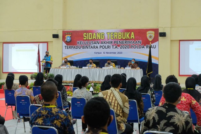 Kelulusan Bintara Polri, Kapolda Riau: Seleksi Ini Transparan, Tanpa Sogok Menyogok