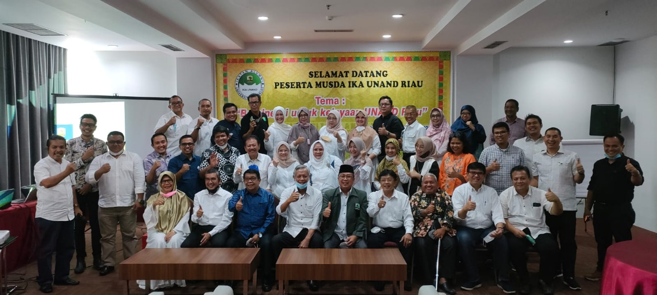 Kembali Nahkodai IKA Unand Riau, Sunaryo: Keberadaan IKA Harus Berwujud Kerja-Kerja Nyata
