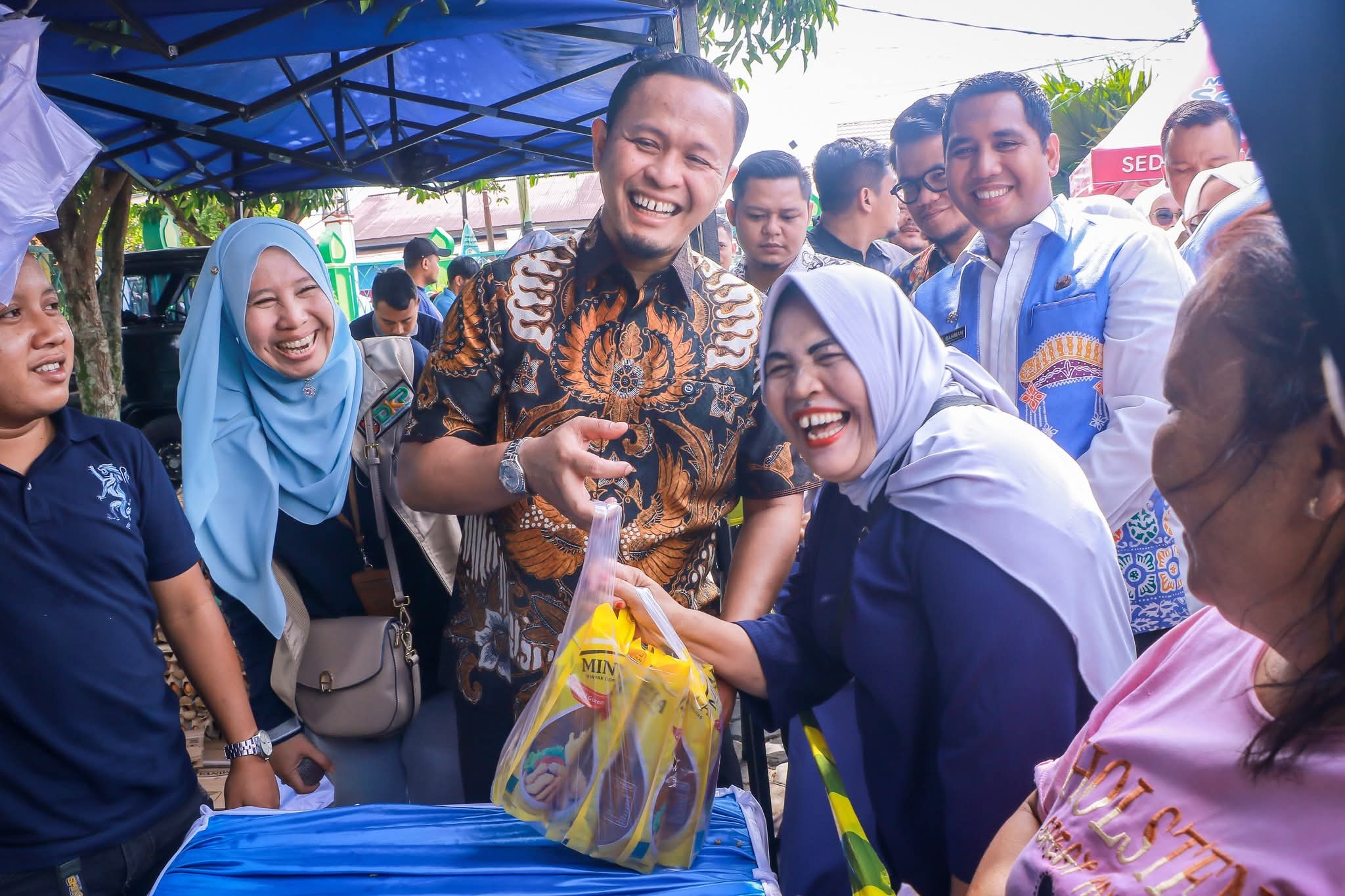 Tinjau Program Lomak di Rumbai, Agung Nugroho: Ini Kegiatan yang Sangat Positif