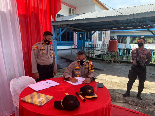 Pantau Kesiapan Pos Pam Terpadu, Kapolres Meranti: Berikan Pelayanan Terbaik