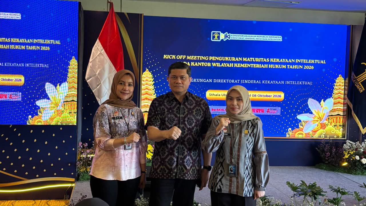 Kanwil Kemenkum Riau Ikuti Kick Off Meeting Pengukuran Maturitas Kekayaan Intelektual 2026