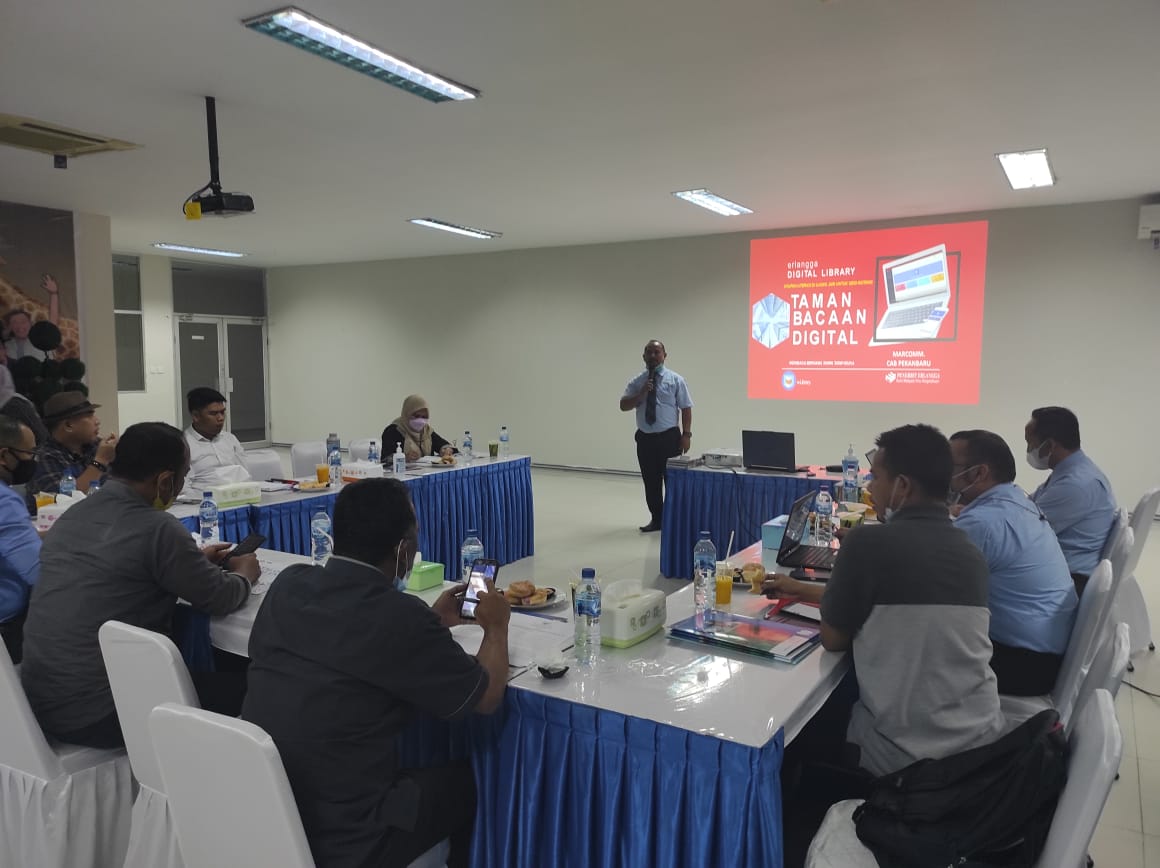 Majukan Perpustakaan, DPPR Sharing Program Bersama  Erlangga