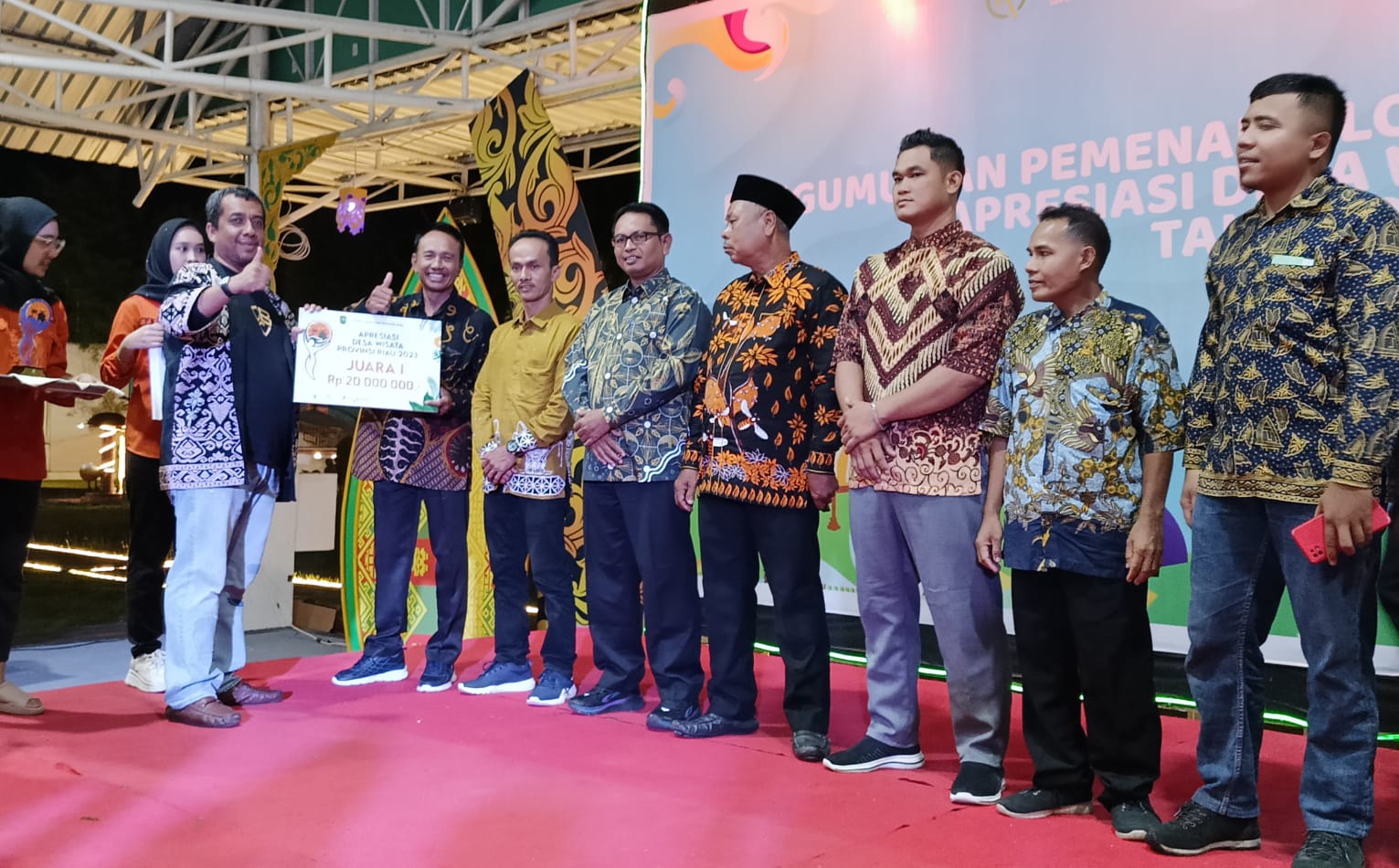 Desa Tanjung Punak Binaan PHR Raih Juara I Apresiasi Desa Wisata Riau