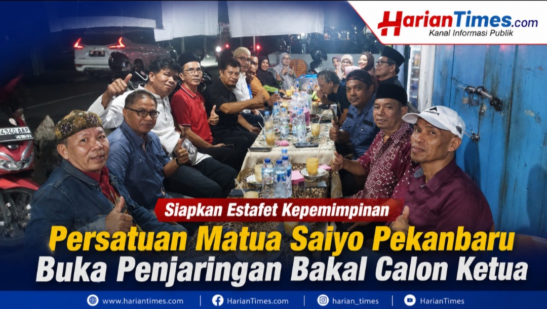 Persatuan Matua Saiyo Pekanbaru Buka Penjaringan Bakal Calon Ketua