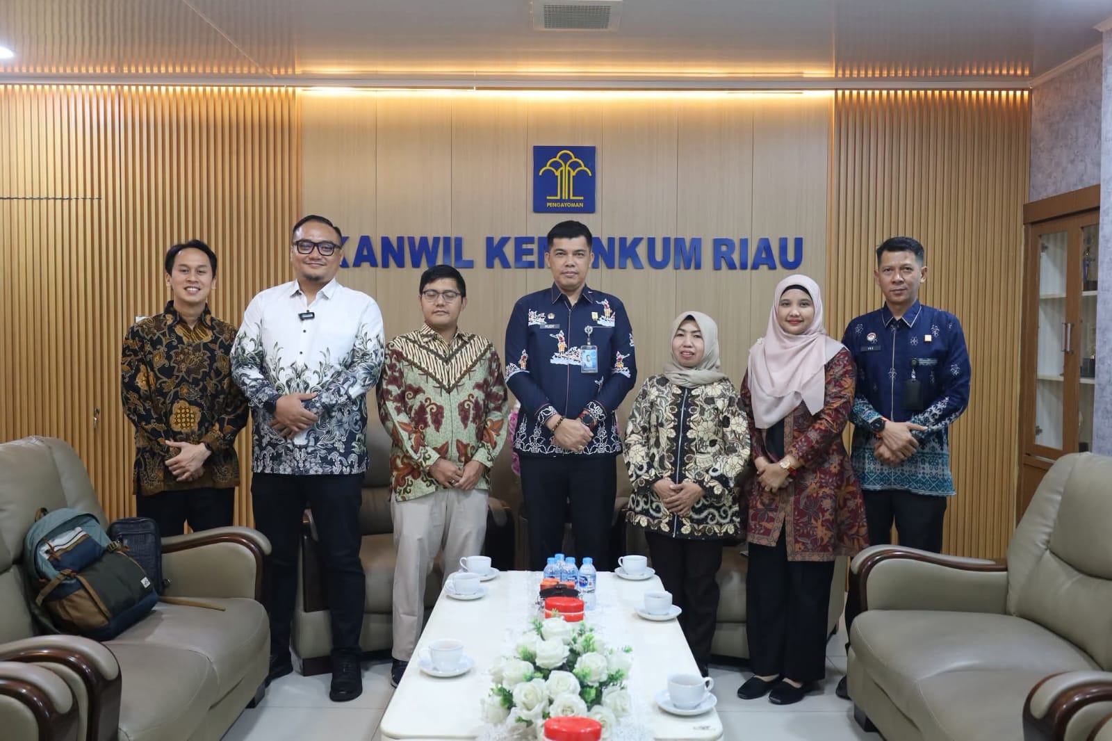 Kanwil Kemenkum Riau Ikuti Uji Petik Pembentukan JF Pemeriksa Layanan AHU