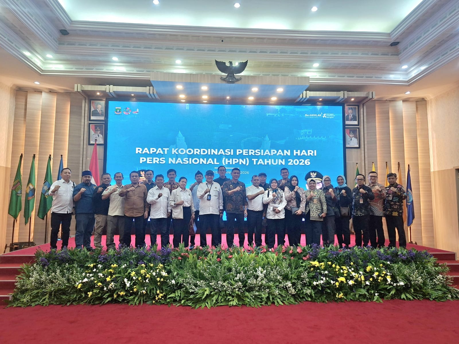 Pemprov Banten dan Panitia Gelar Rakor Persiapan HPN 2026
