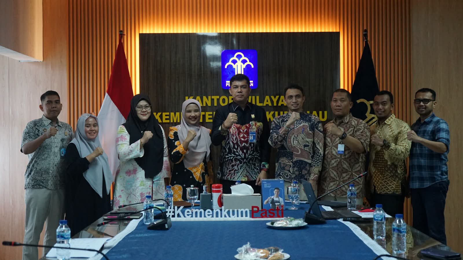 Kanwil Kemenkum Riau dan FH Unri Perkuat Sinergi Kukerta Berdampak