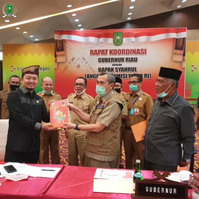 Pemprov Riau Rakor Bersama Anggota Komisi V DPR RI