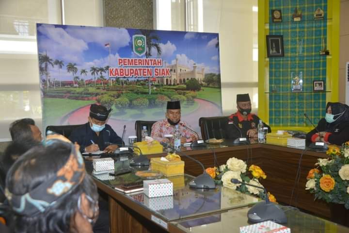 Asisten Administrasi Umum Setdakab Siak Terima Kunker FPK Riau