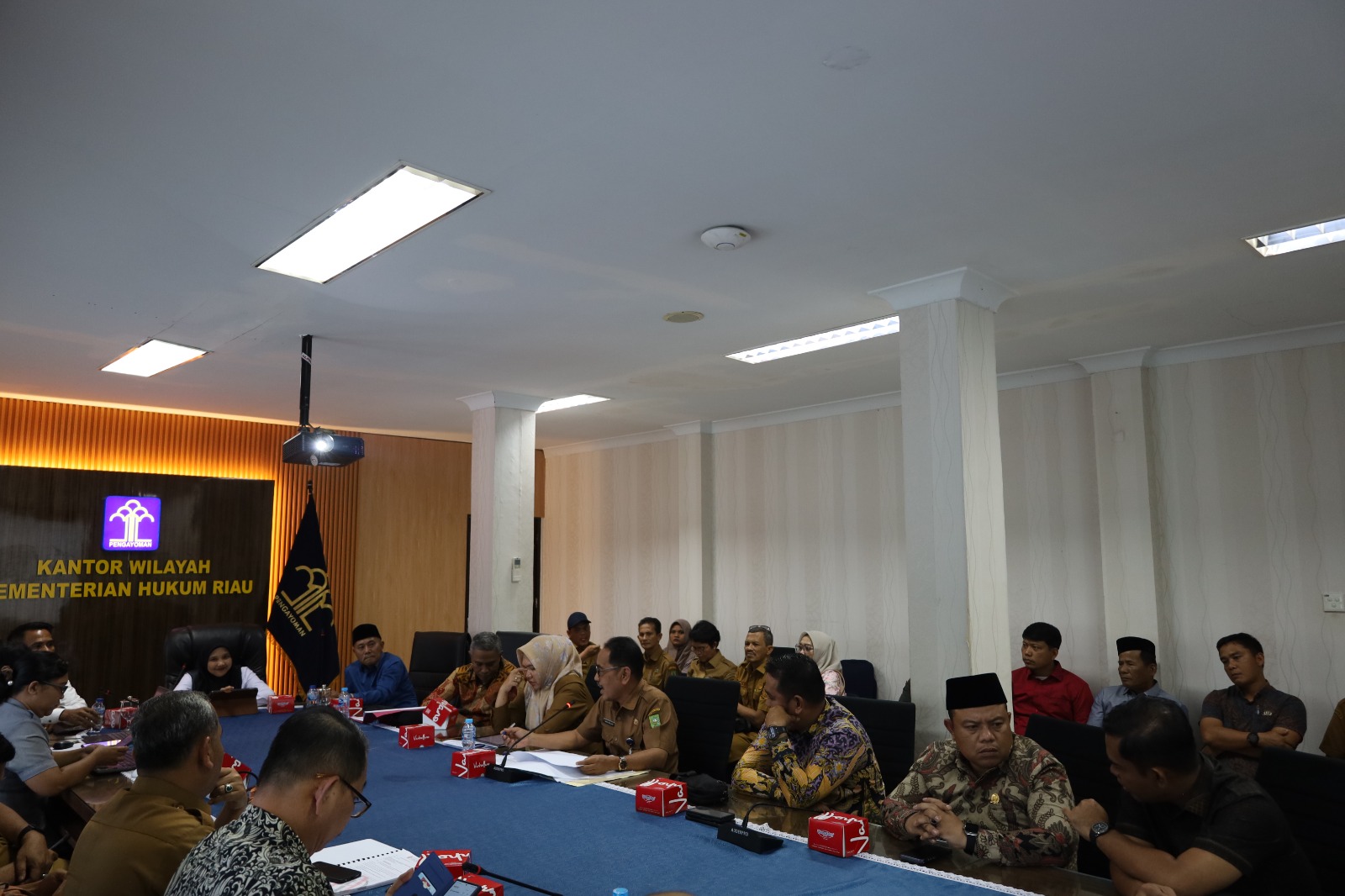 Kanwil Kemenkum Riau Beri Dukungan Penuh Terhadap Harmonisasi Ranperkada Rokan Hilir