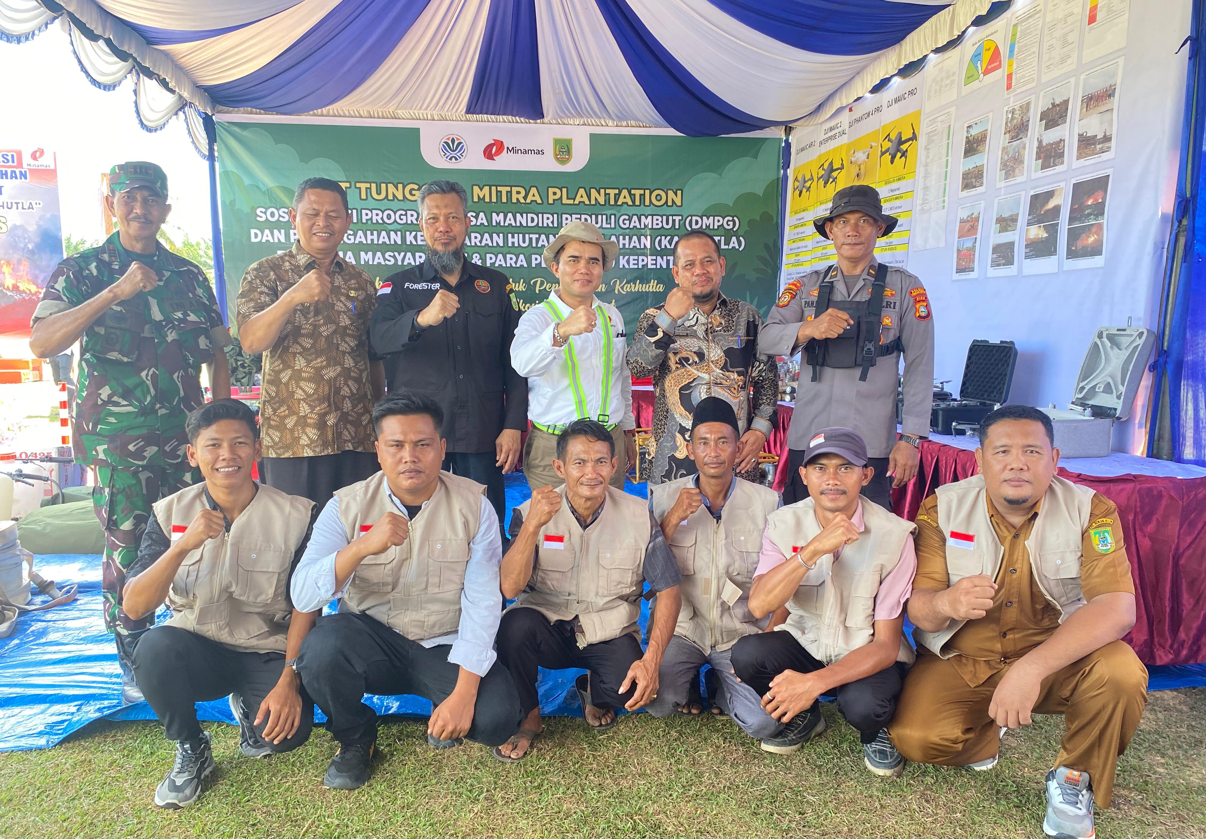 PT TMP Sosialisasi Pencegahan Karhula dan Deklarasi DMPG di Rohil