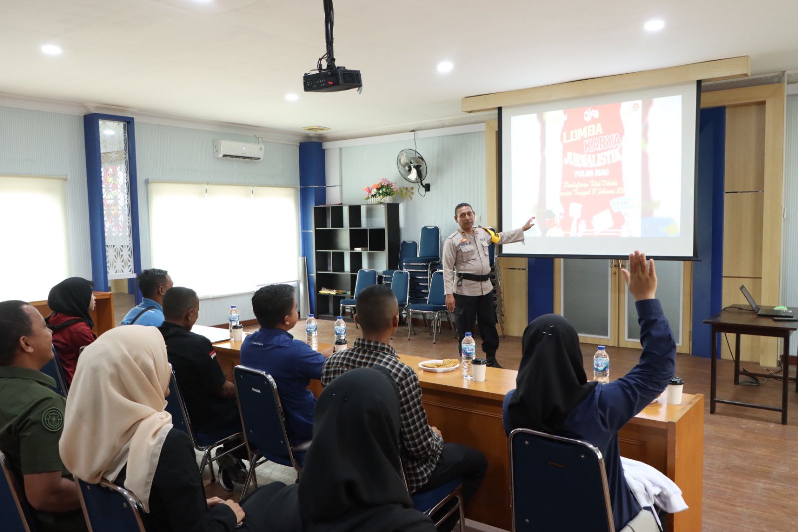 Polres Siak Sosialisasikan Lomba Karya Jurnalistik Polda Riau