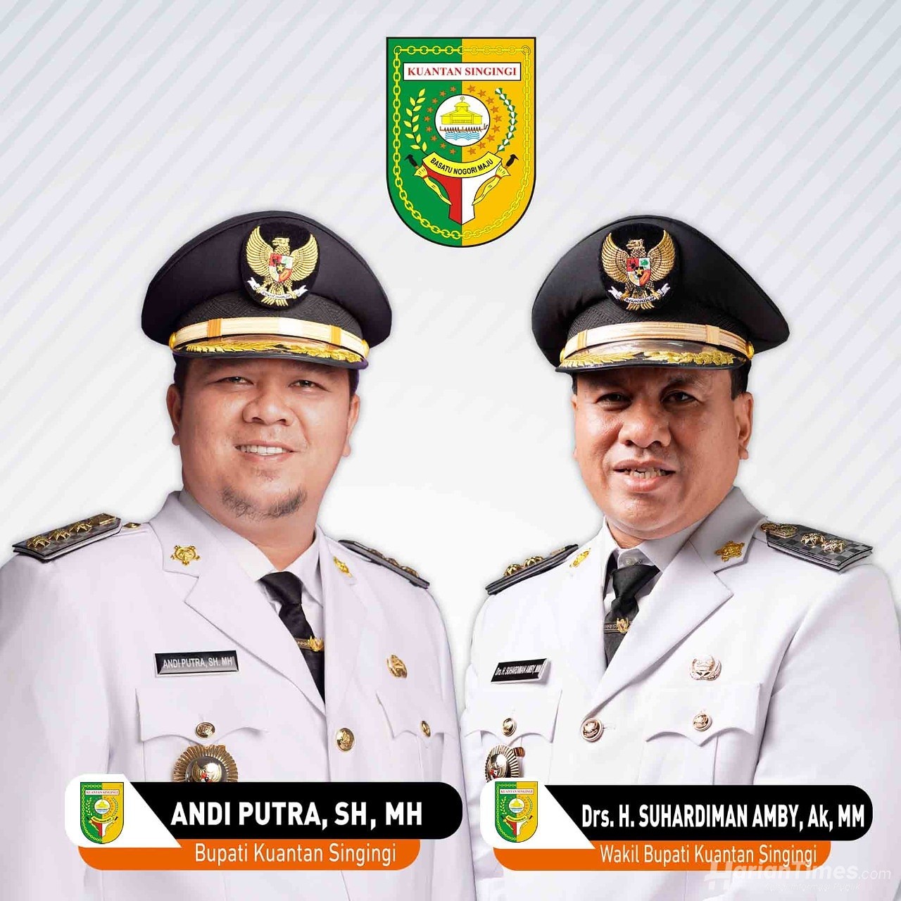 Bupati dan Wakil Bupati Kuantan Singingi 2021-2026, Andi Putra dan Suhardiman Amby