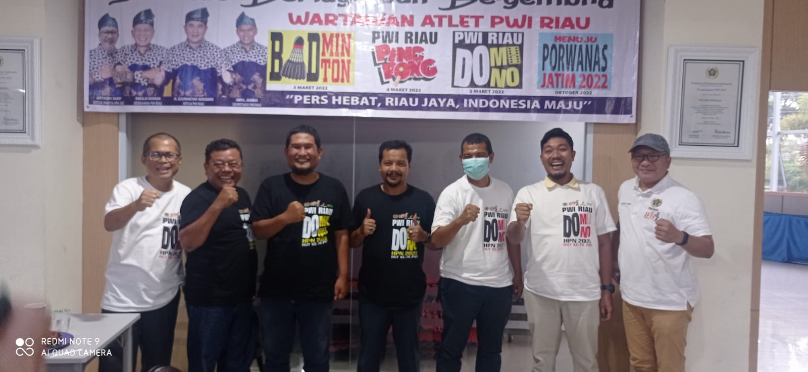 Ultra Sandi dan Ajo Marbun Juara Turnamen Domino Championship PWI Riau