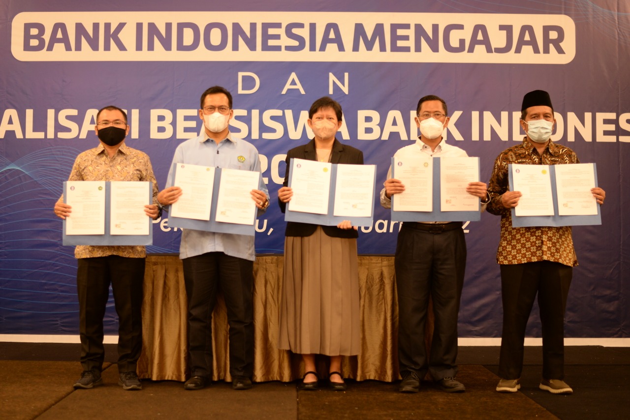 Tingkatkan Kualitas Pendidikan, Unilak Mou dengan Bank Indonesia Provinsi Riau