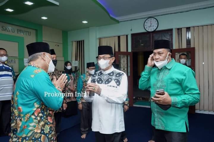 Bupati bersama Wabup Inhil Silaturahmi Bersama Kakanwil Kemenag Riau
